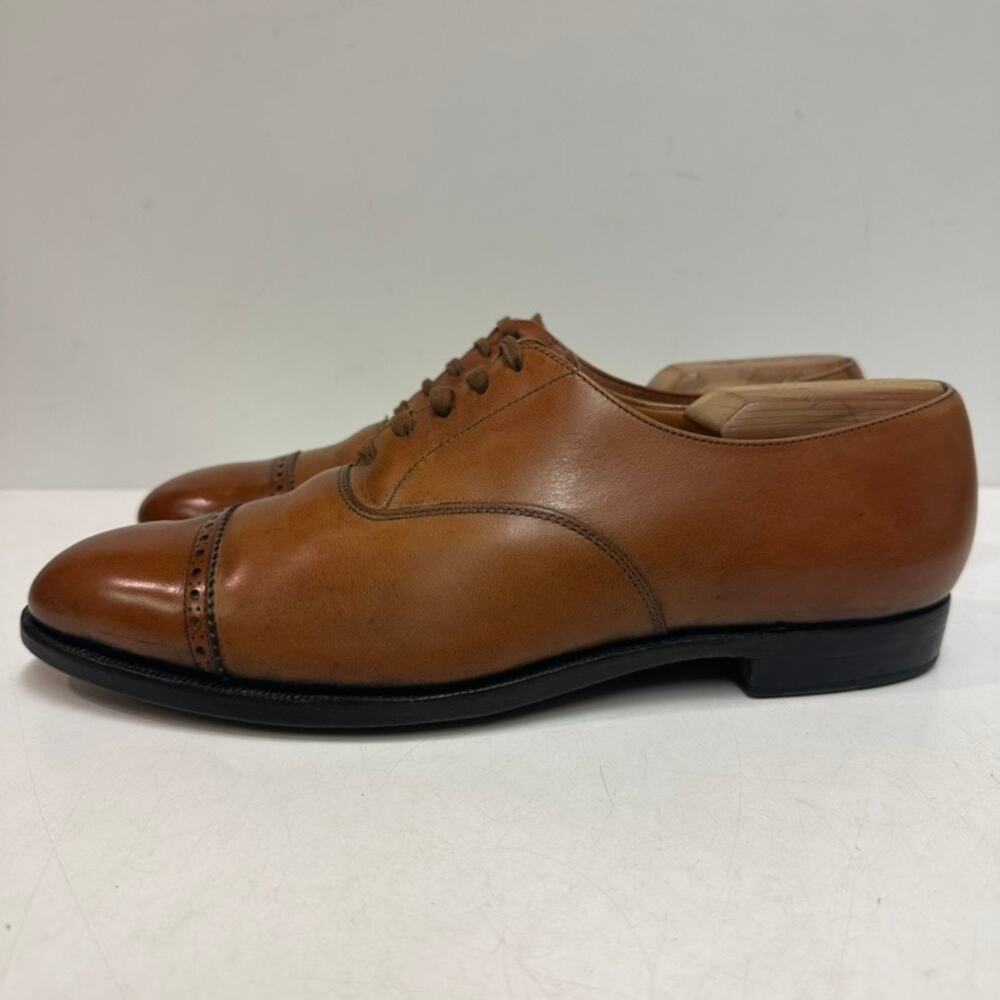 VGUC Crockett & Jones x Polo Ralph Lauren Oxford Cap Toe Made in England 8